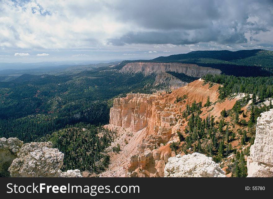 Bryce Canyon and clouds