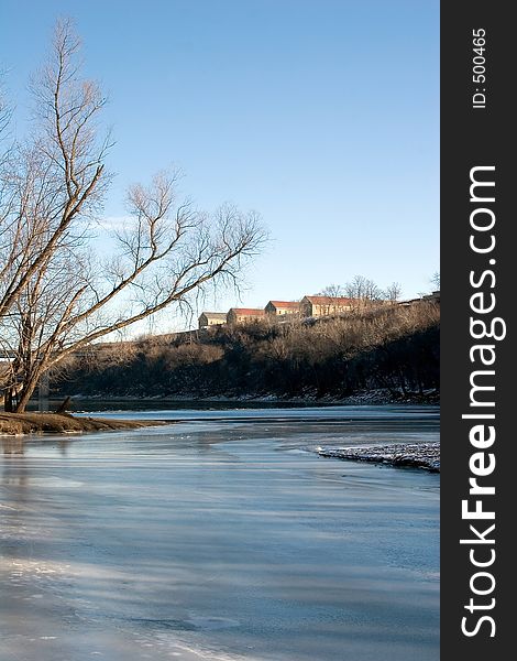 Historic Fort Snelling overlooking the Mississippi River in Minneapolis, Minnesota. Historic Fort Snelling overlooking the Mississippi River in Minneapolis, Minnesota