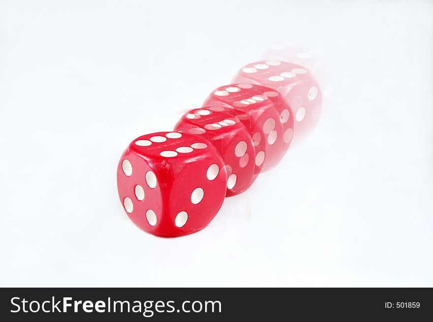 Large red dice