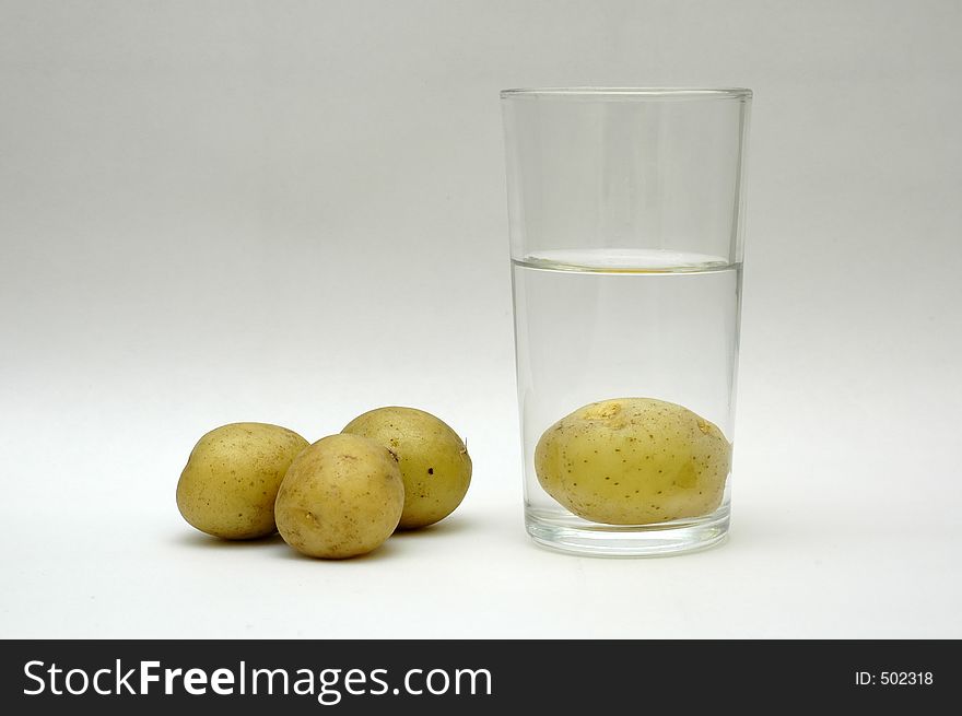 Water and potatoes