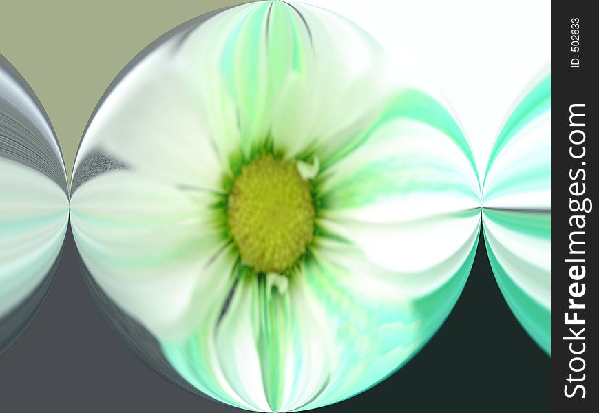 A painted daisy edited on my PSP8 turned into a marble. A painted daisy edited on my PSP8 turned into a marble.