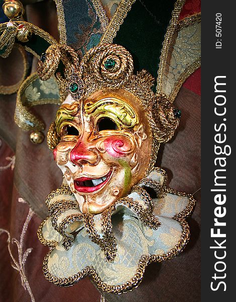 Venetian traditional mask. Venetian traditional mask