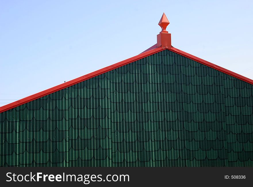 Roof of a green building