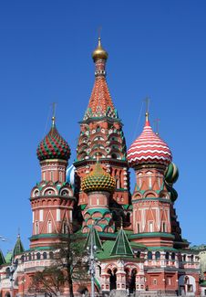 The Pokrovsky Cathedral (St. Basil S Cathedral) On Stock Image