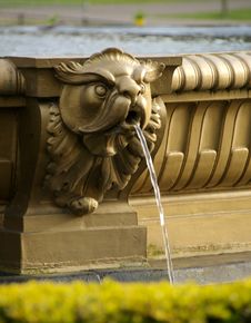 Detail Of Fountain Near Edinburgh Castle Stock Photos Detail Of Fountain Near Edinburgh Castle Stock Photos