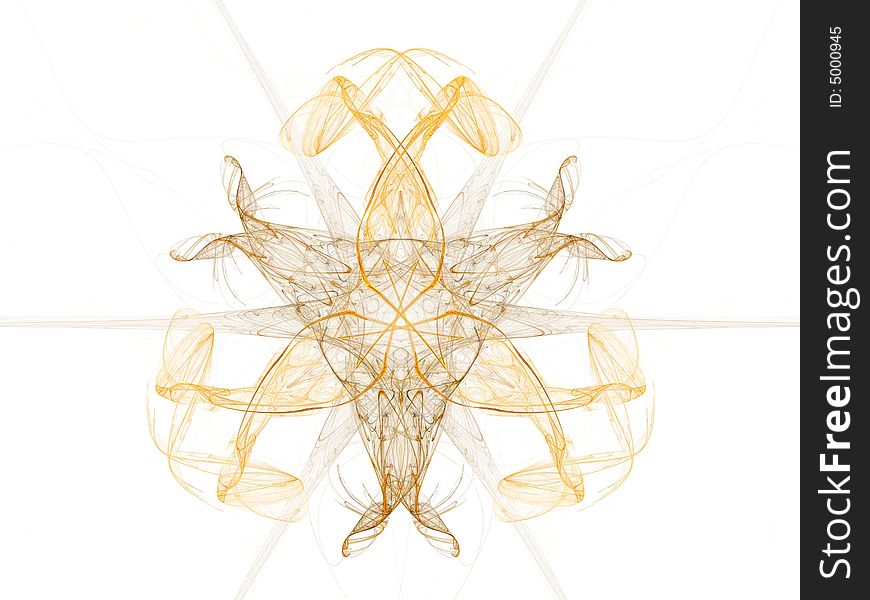 A delicate abstract fractal design