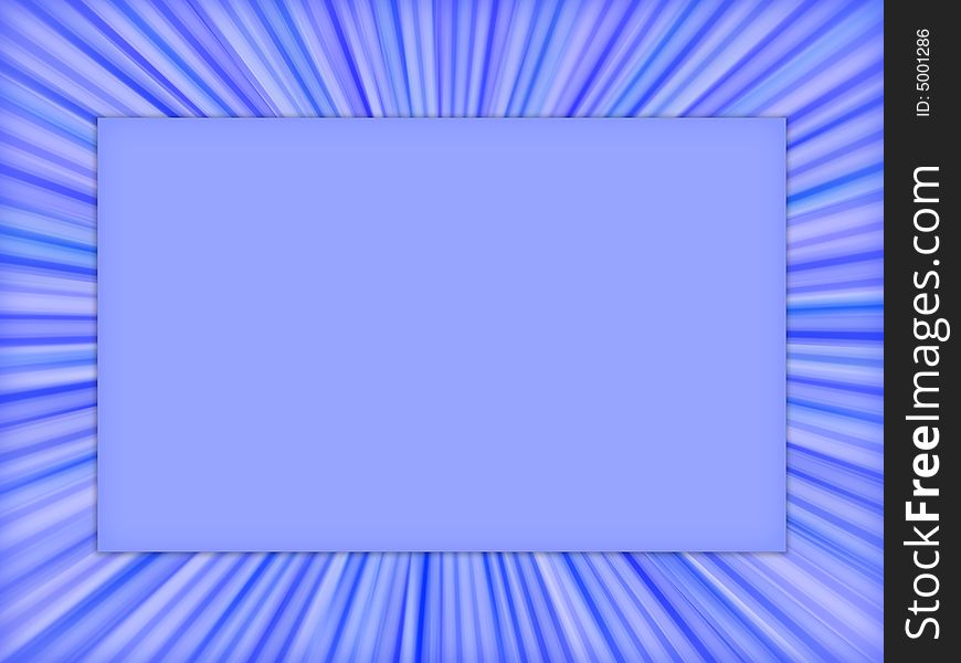 Blue frame with stripes, background. Blue frame with stripes, background