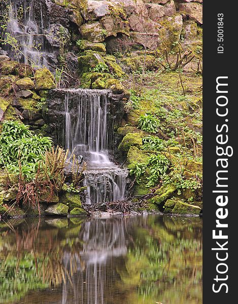 Waterfall And Pond