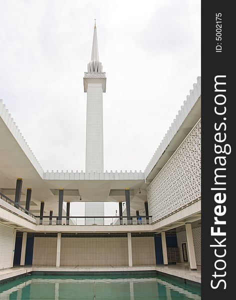 Malaysian national mosque, kuala lumpur. Malaysian national mosque, kuala lumpur