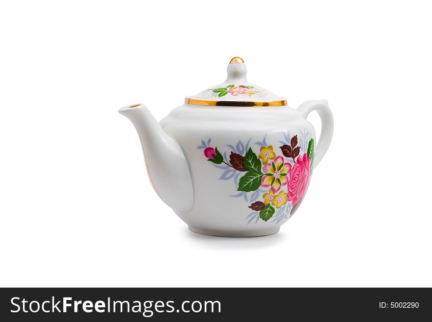 Teapot Isolated On White