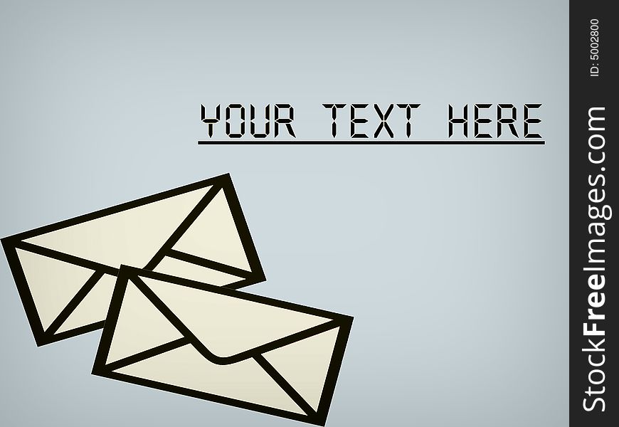Insert your own text; Mail icons. Insert your own text; Mail icons