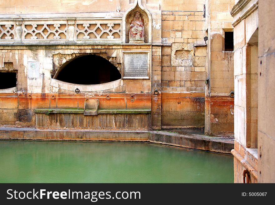 Roman Baths in Bath, England