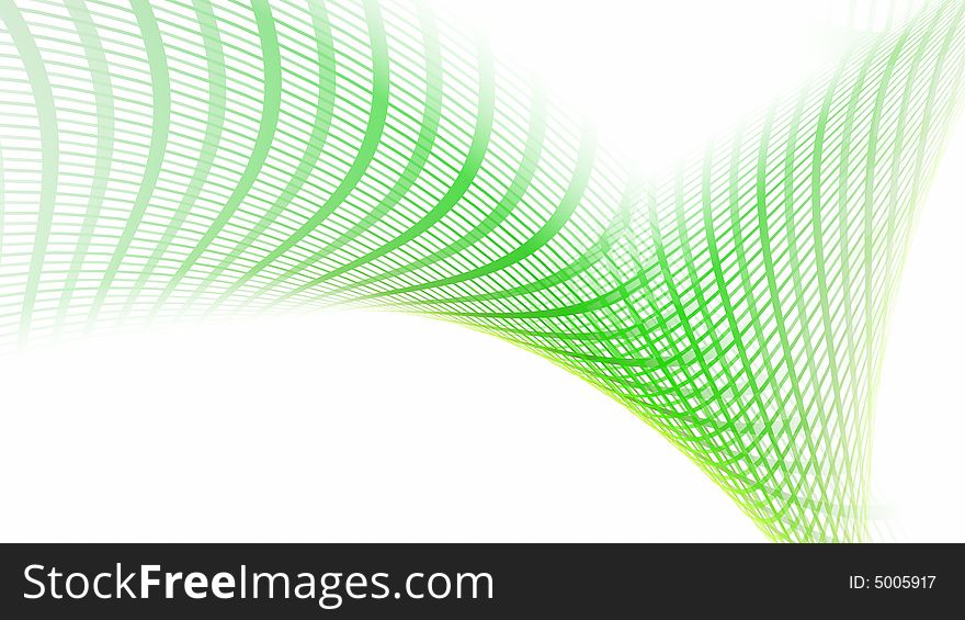 Green abstract background 3d render