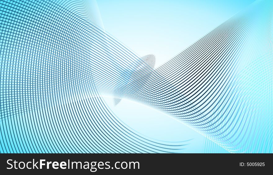 Blue abstract background 3d render