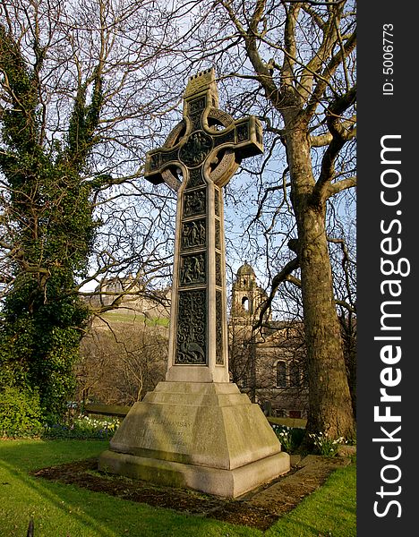 A Cross monument in Edinburgh. A Cross monument in Edinburgh