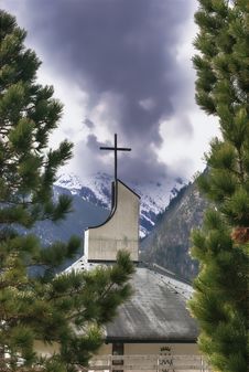 Cross In The Alps, Austria Stock Photos Cross In The Alps, Austria Stock Photos