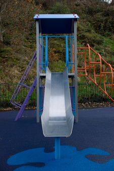 Childrens Playground Slide Stock Photos Childrens Playground Slide Stock Photos