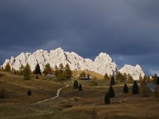 Cir Mountain Before A Storm Royalty Free Stock Photography Cir Mountain Before A Storm Royalty Free Stock Photography
