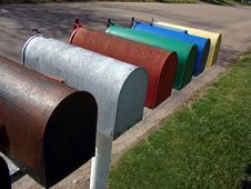Rural Mailboxes Royalty Free Stock Photos