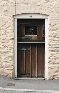 Old Cottage Door Royalty Free Stock Images Old Cottage Door Royalty Free Stock Images