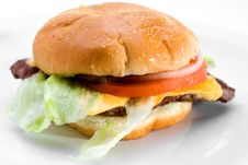 Juicy Hamburger Stock Images Juicy Hamburger Stock Images