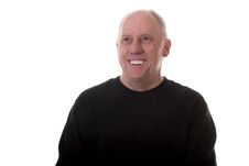 Old Guy In Black Shirt With Big Smile Royalty Free Stock Images Old Guy In Black Shirt With Big Smile Royalty Free Stock Images
