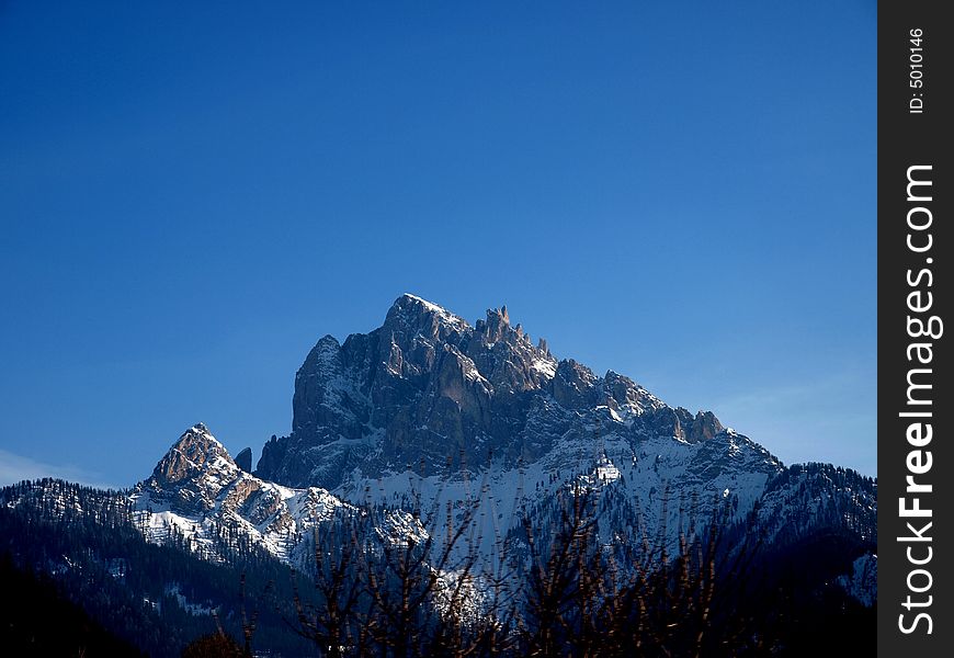 Beautiful scenery of mountain in Italy. Beautiful scenery of mountain in Italy