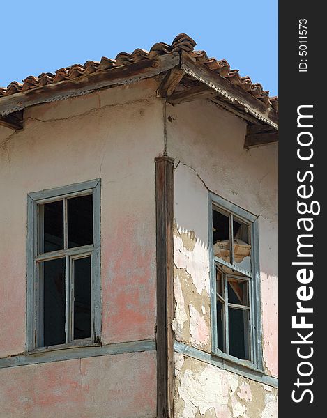 A ruined house in a village, in Anatolia, Turkey. A ruined house in a village, in Anatolia, Turkey