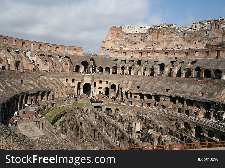 Colosseum in Rome, Italy in all its wonder