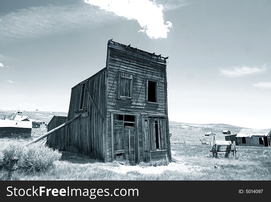 Free standing barn, Bodie Ghost Town, California. Free standing barn, Bodie Ghost Town, California
