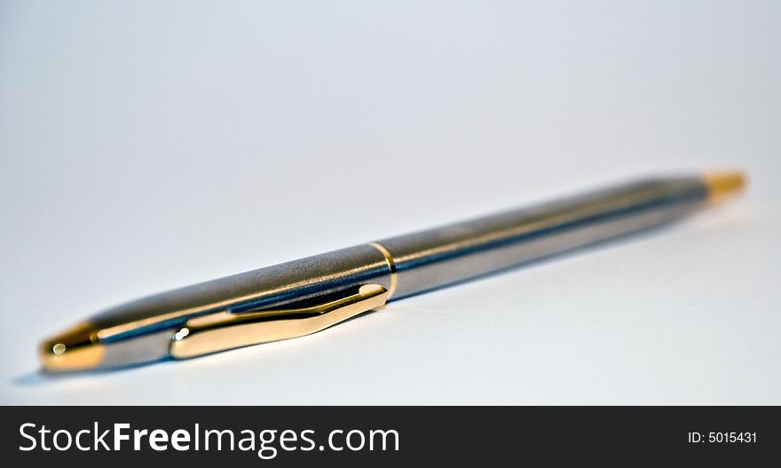 Photo of a ink pen isolated on a blank back ground. Photo of a ink pen isolated on a blank back ground