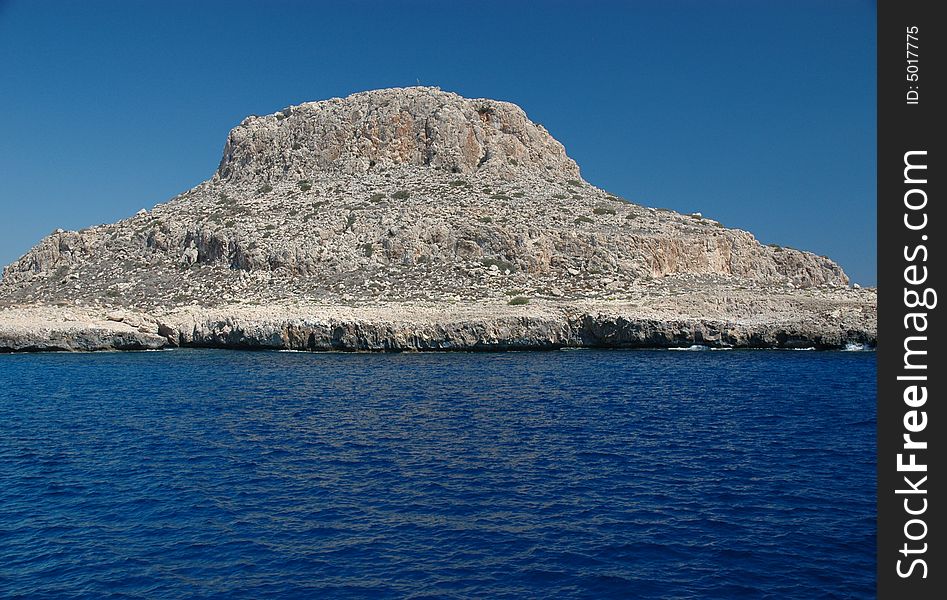 Cliffs and the Mediterranean sea at Cape Greko, Cyprus. Cliffs and the Mediterranean sea at Cape Greko, Cyprus.