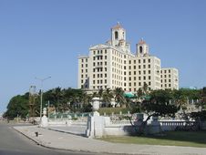 National Hotel Of Cuba, Near The Malecon Stock Photos National Hotel Of Cuba, Near The Malecon Stock Photos