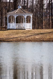 Gazebo Before The Leaves Royalty Free Stock Images Gazebo Before The Leaves Royalty Free Stock Images