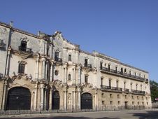 Old Monastery In Havana Royalty Free Stock Images Old Monastery In Havana Royalty Free Stock Images