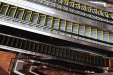 Layers Of Escalators Stock Photos Layers Of Escalators Stock Photos