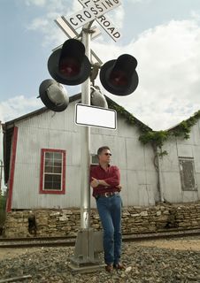 Railroad Crossing Stock Images