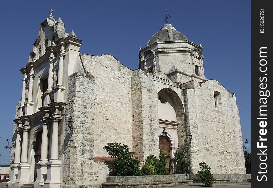 Old Church In Havana, Cuba