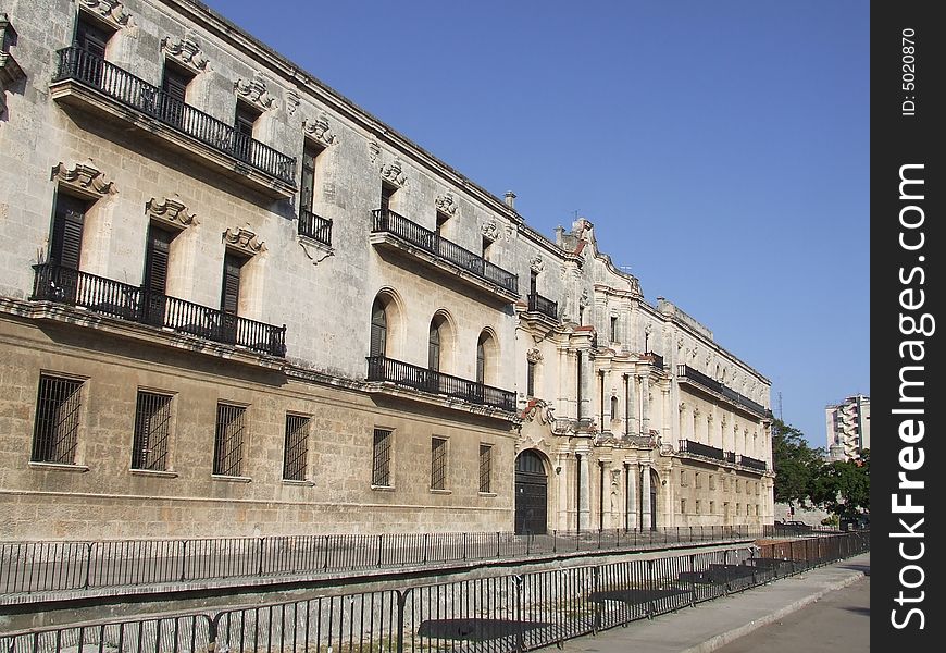 Old Monastery In Old Havana, Cuba