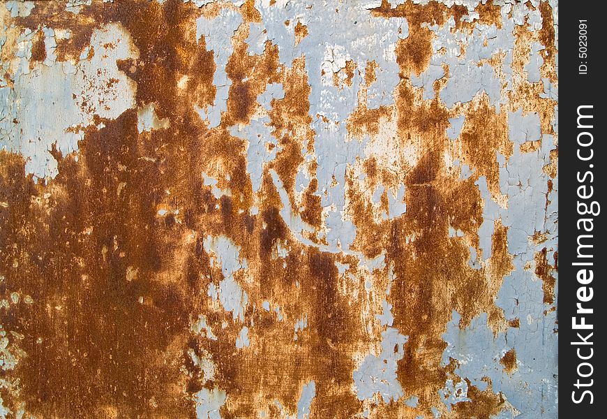 Closeup of abstract grunge texture details. paint and rust