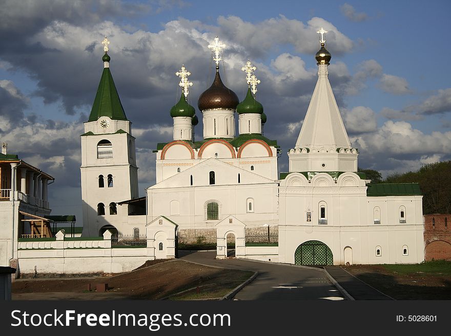 This is a monastery in Nizhniy Novgorod. Russia. This is a monastery in Nizhniy Novgorod. Russia.