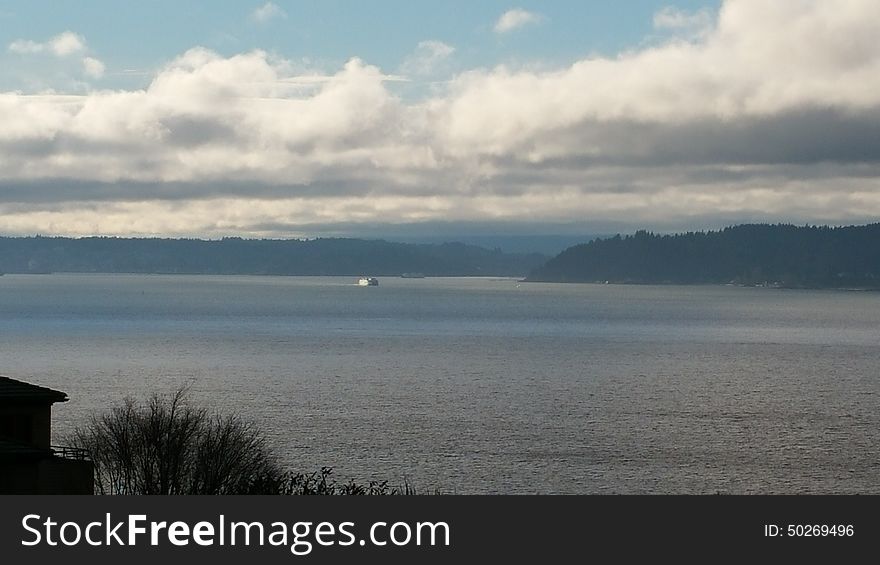 This is a beautiful picture of the puget sound from west Seattle. This is a beautiful picture of the puget sound from west Seattle.