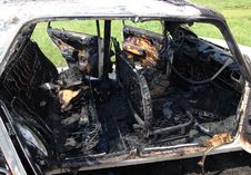 Burn-off Car Royalty Free Stock Image Burn-off Car Royalty Free Stock Image