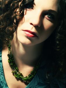 Glamorous Look Royalty Free Stock Photography Glamorous Look Royalty Free Stock Photography