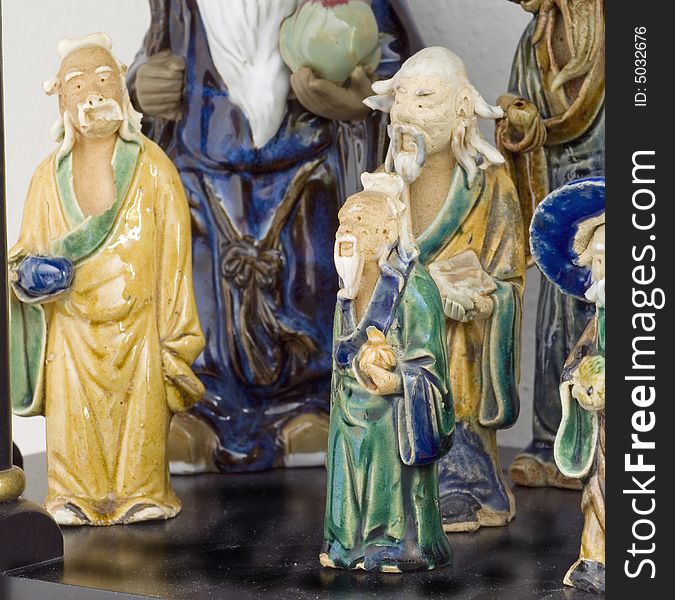 Grp Mudman china figurine sq