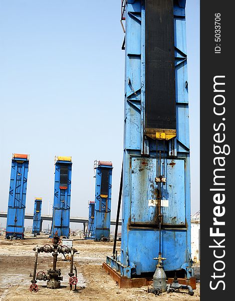 Cluster Oil Well