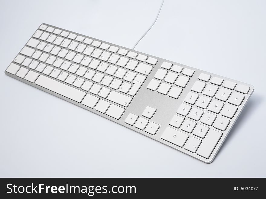 The modern and stylish keyboard for a computer