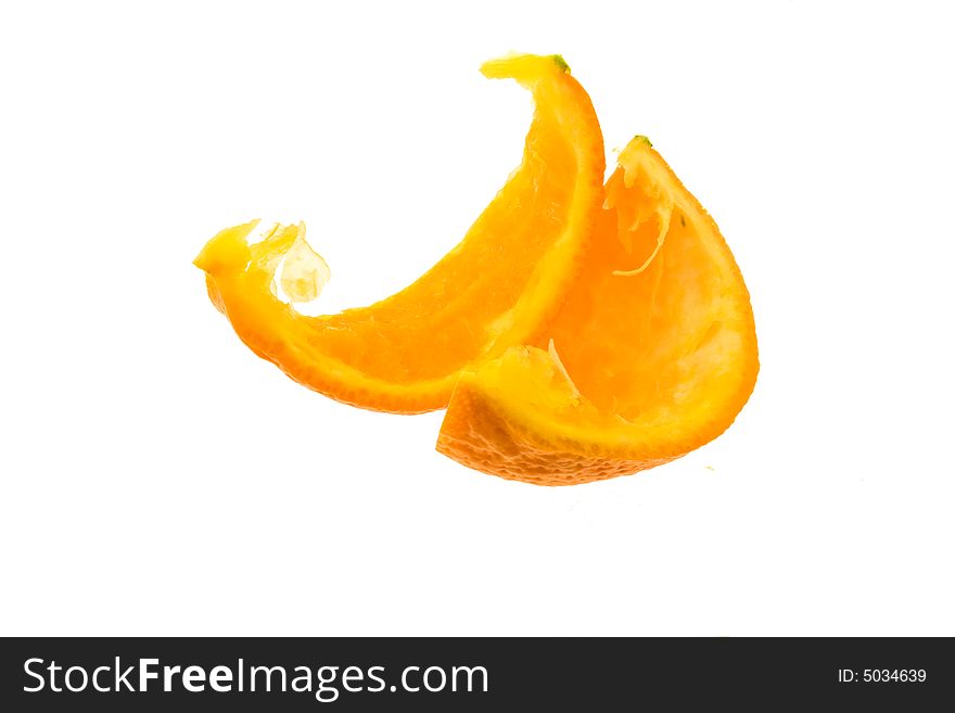 Eaten Orange Segments