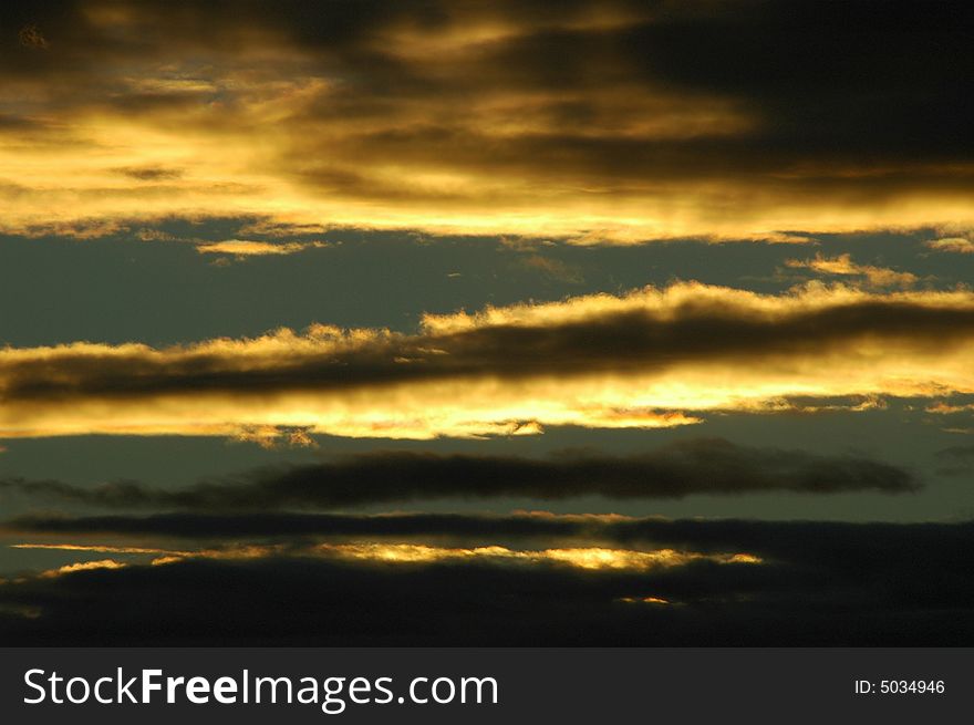 Image taken of a sunset on the gold coast australia