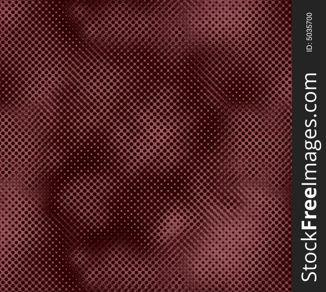 Abstract halftone background in burgundy with empty space for text